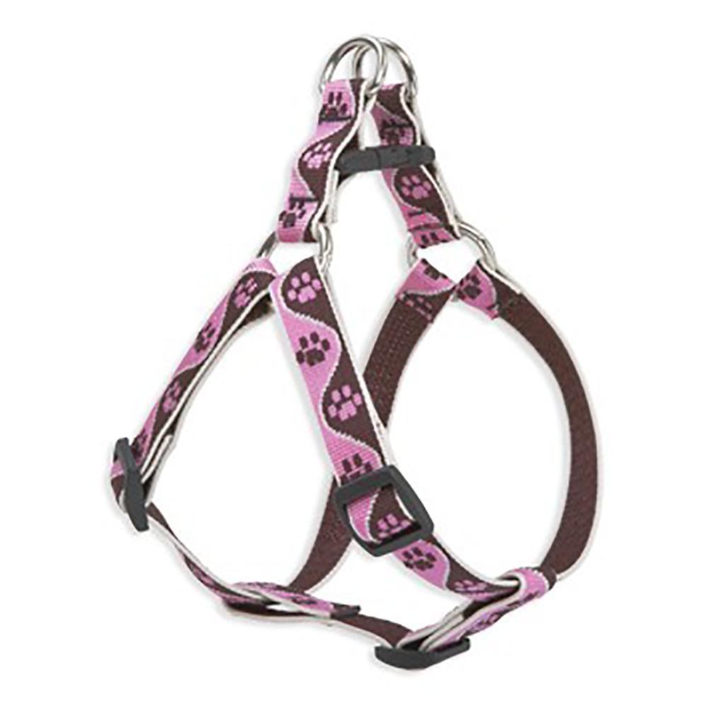 Nylon Dog Harness Step In Tickled Pink 20-30 inches
