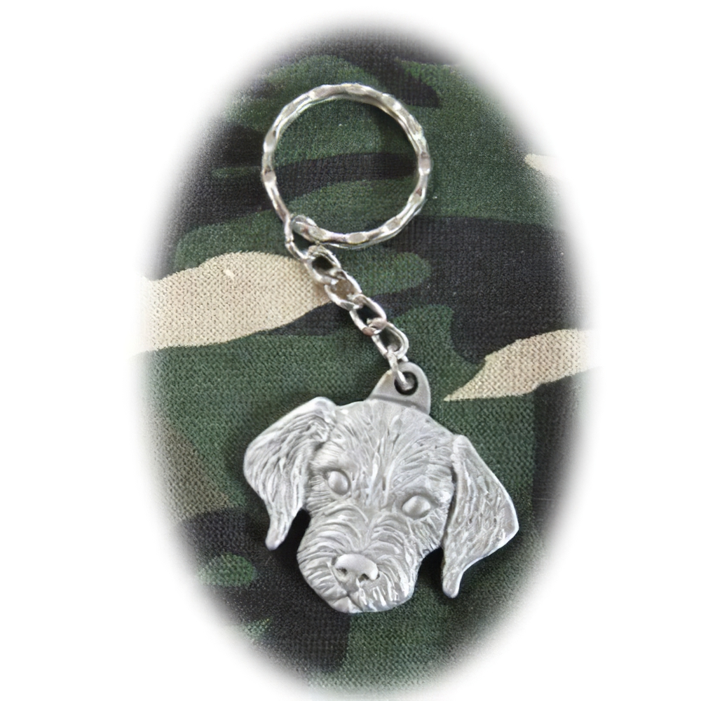 Pewter Key Chain I Love My Labradoodle