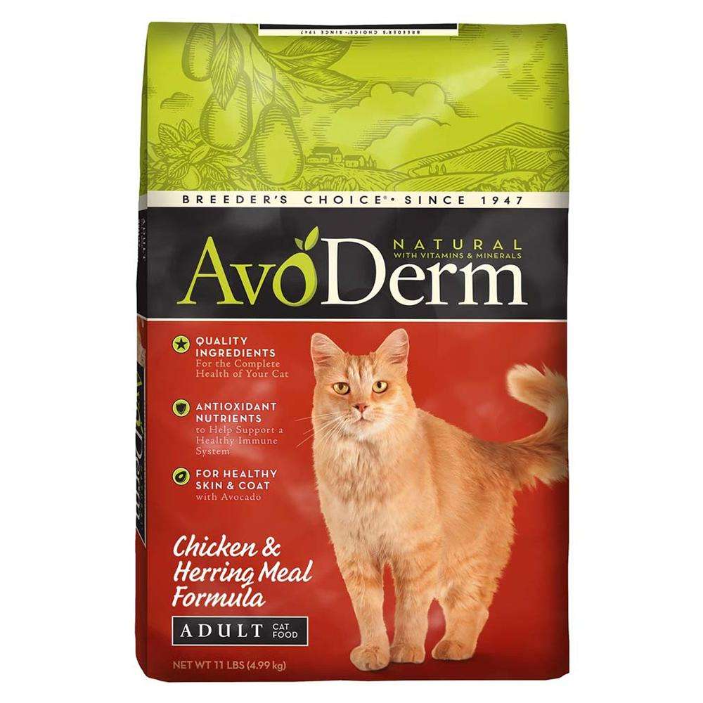 AvoDerm Natural Chicken & Herring Cat Food 11 lb