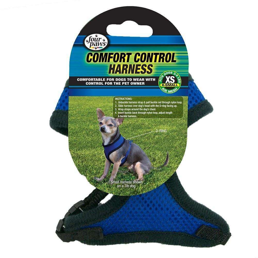 Comfort Control Dog Harness Blue XSmall