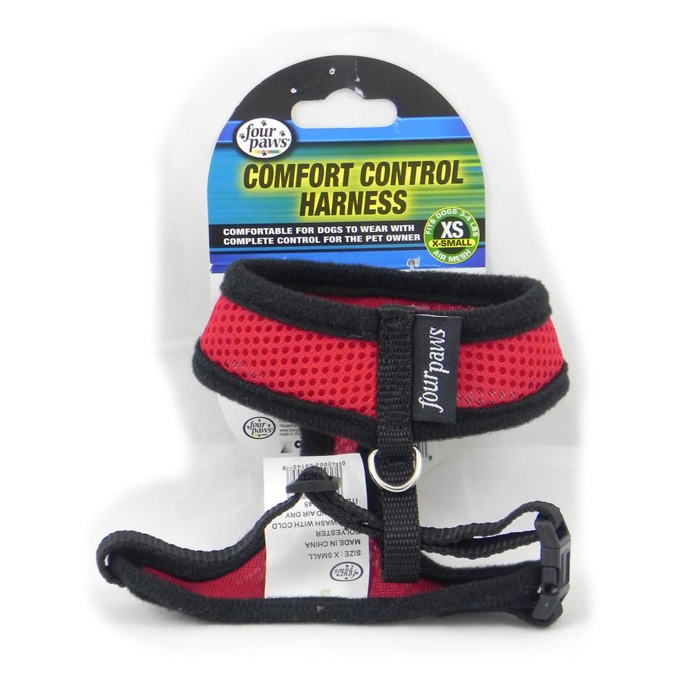 Comfort Control Dog Harness Red XSmall