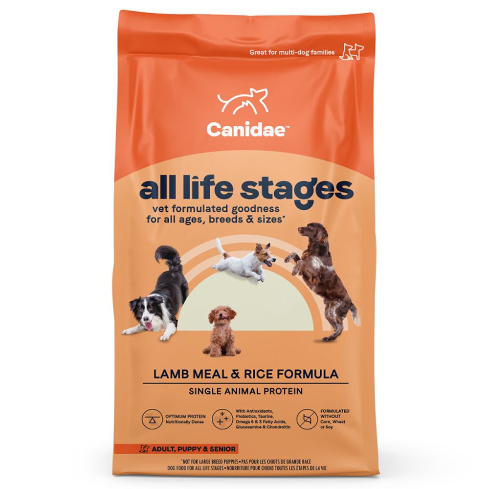 Canidae Lamb & Rice All Life Stage Dry Dog Food 30lb