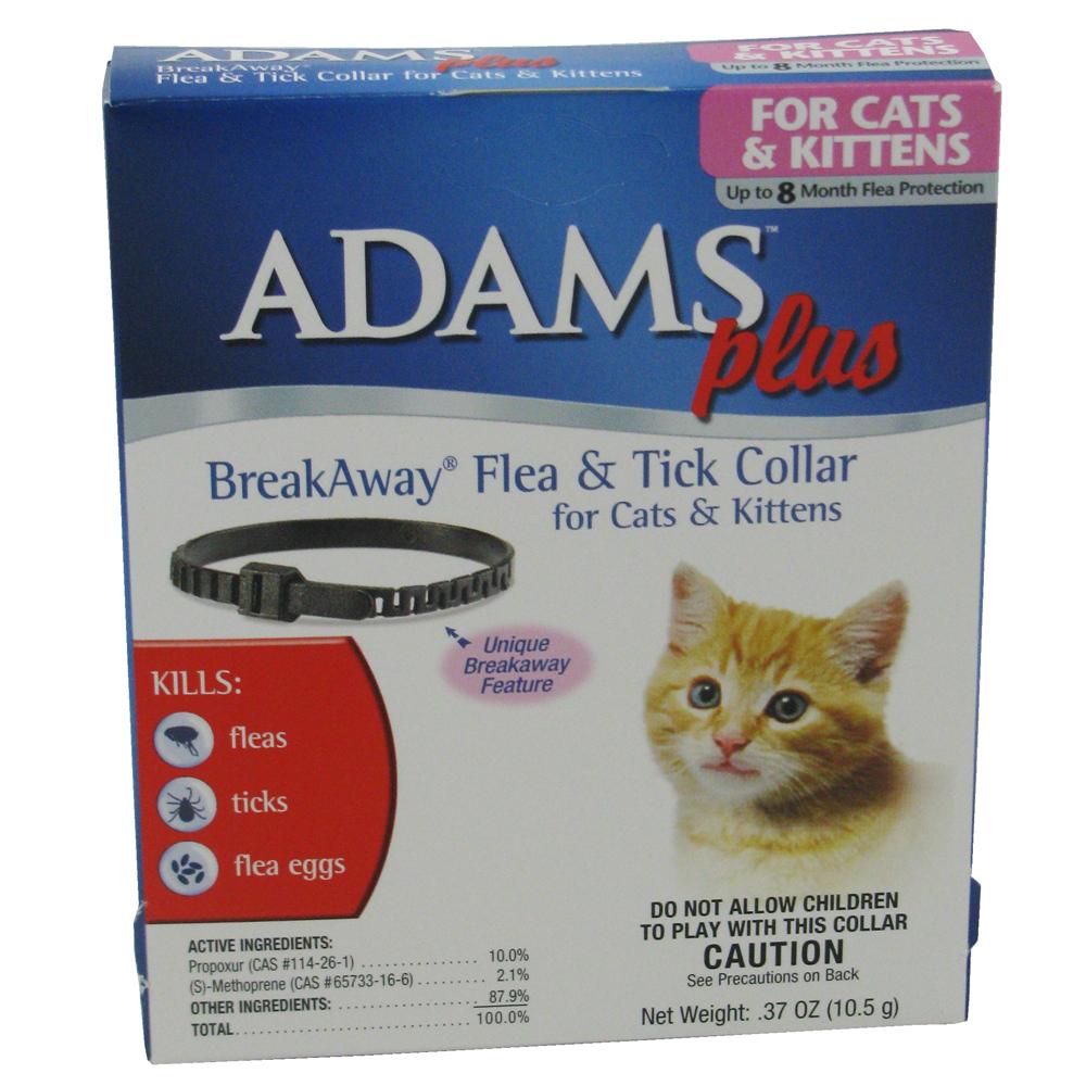 Adams Breakaway Flea&Tick Collar for Cats&Kittens