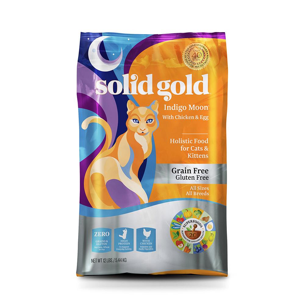 Solid Gold Indigo Moon All Life Stages Cat Food 12lb