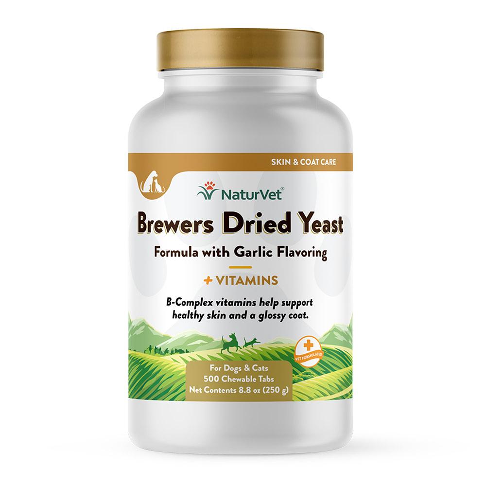 NaturVet Brewers Yeast/Garlic 500-Tab Dog and Cat Supplement