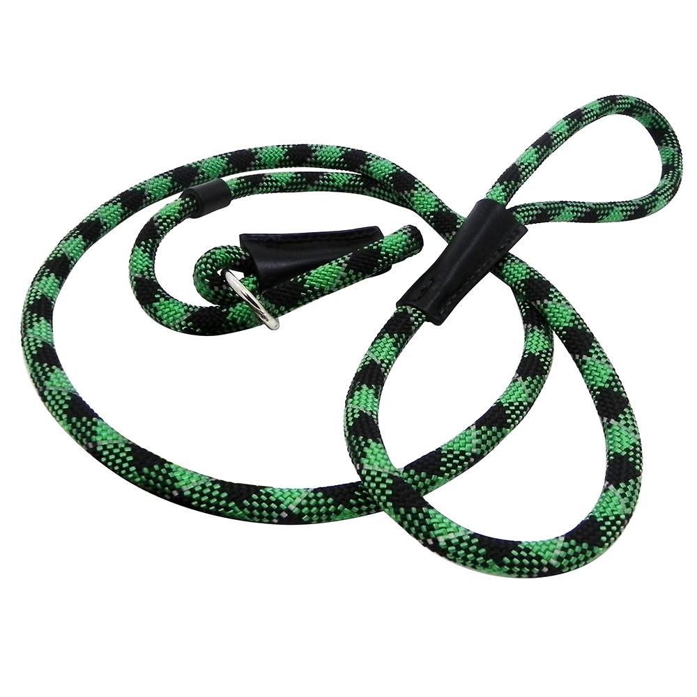 Slip Dog Lead Reflective Green 6 ft.