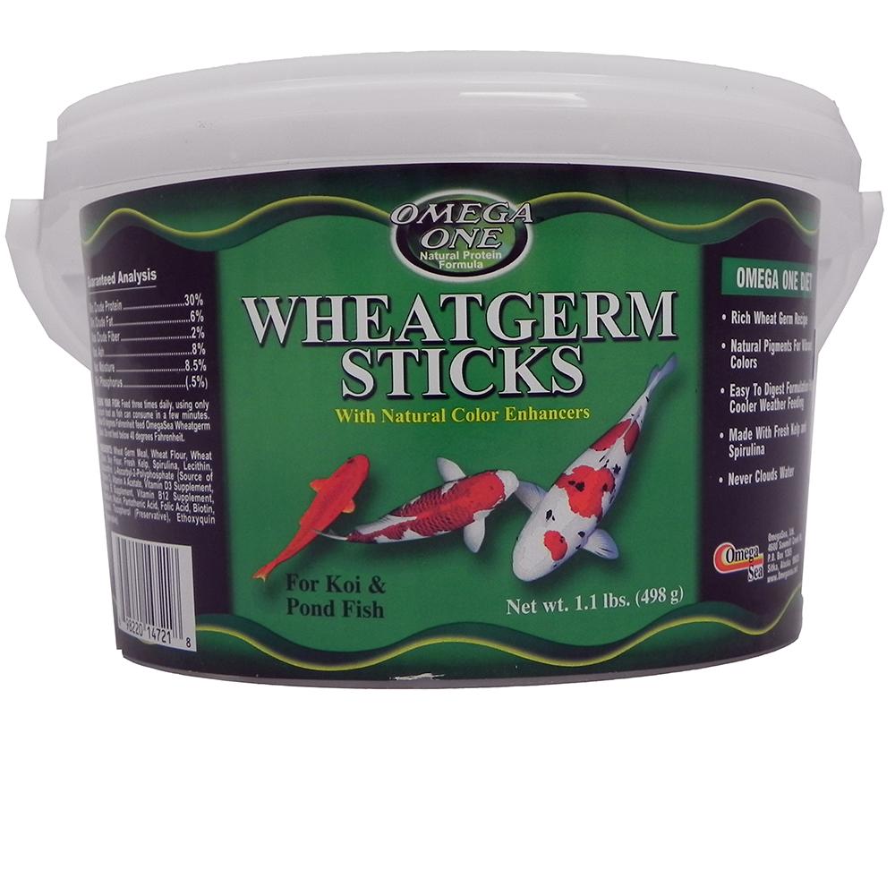 Omega One Wheat Germ Sticks Fish Food 1.1 lbs
