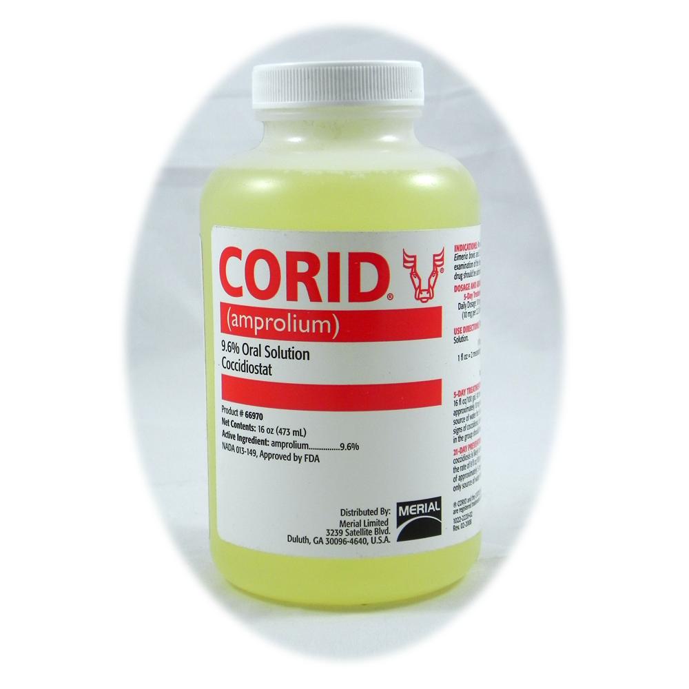 Corid (amprolium) Coccidiostat 16 oz Liquid