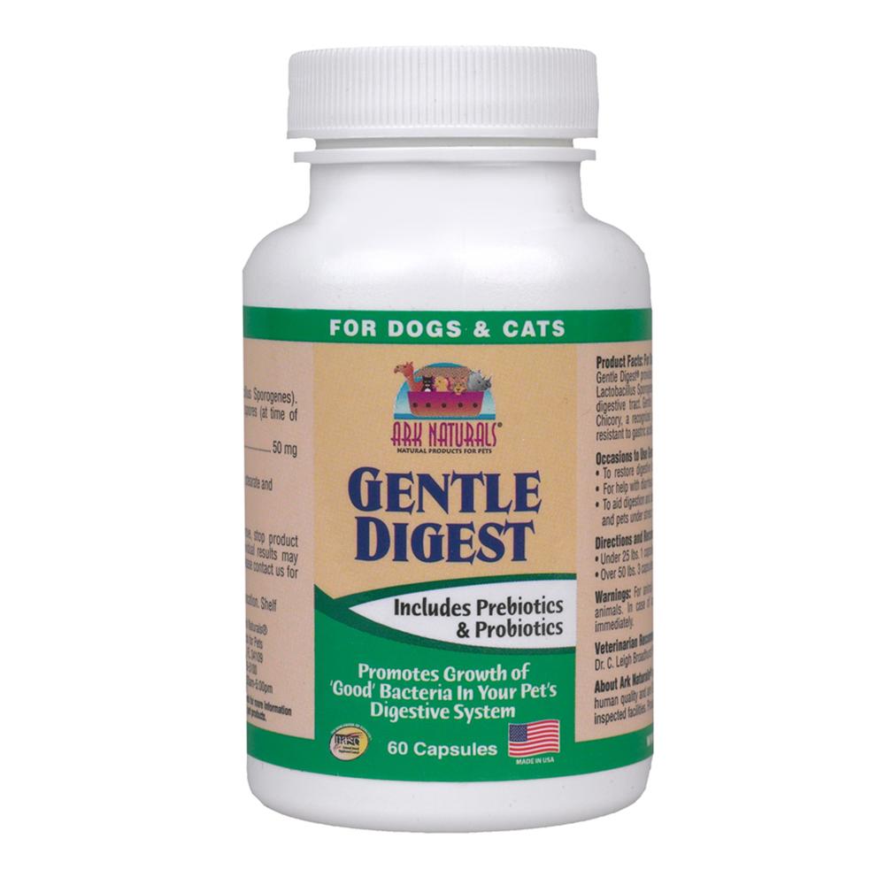 Ark Naturals Gentle Digest Dog Cat Probiotic 60 capsules