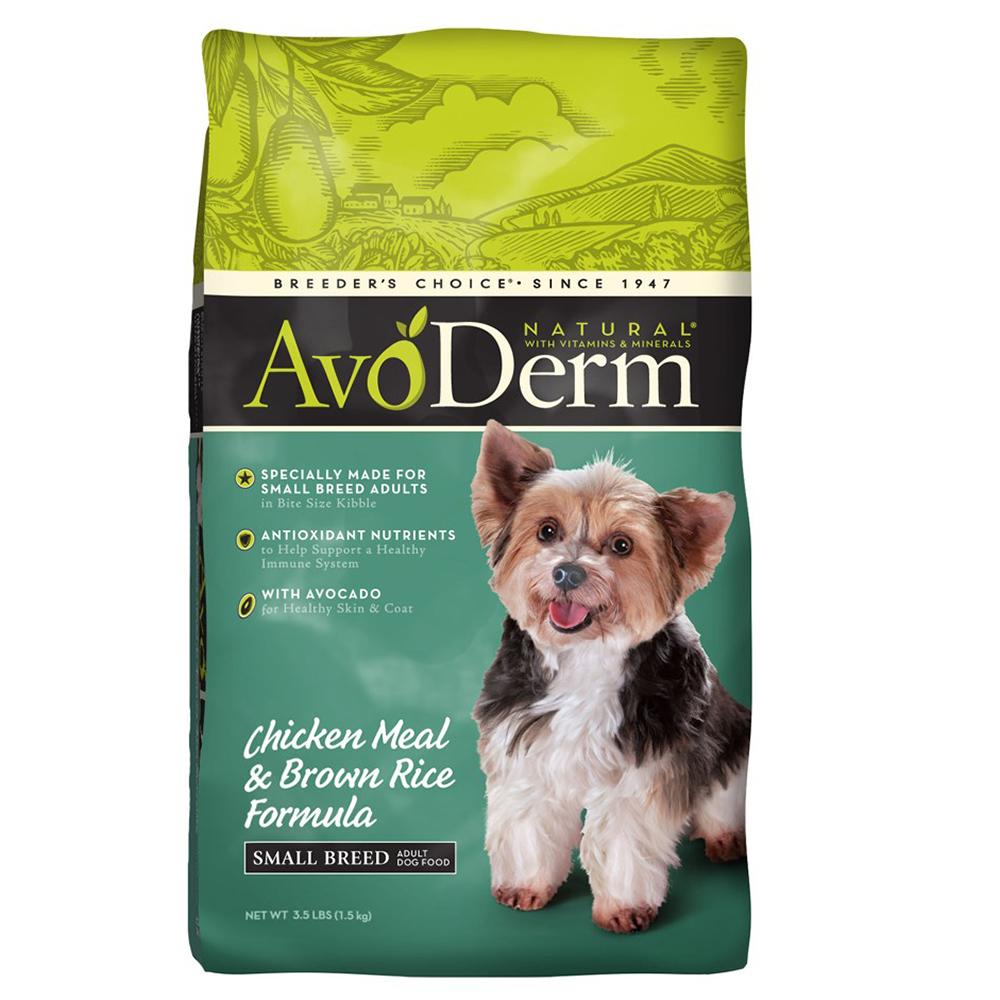 AvoDerm Small Breed Chicken & Brown Rice Dog Food 3.5lb