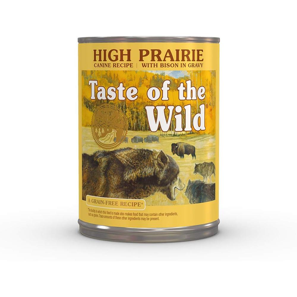 Taste of the Wild High Prairie Canned Dog Food each