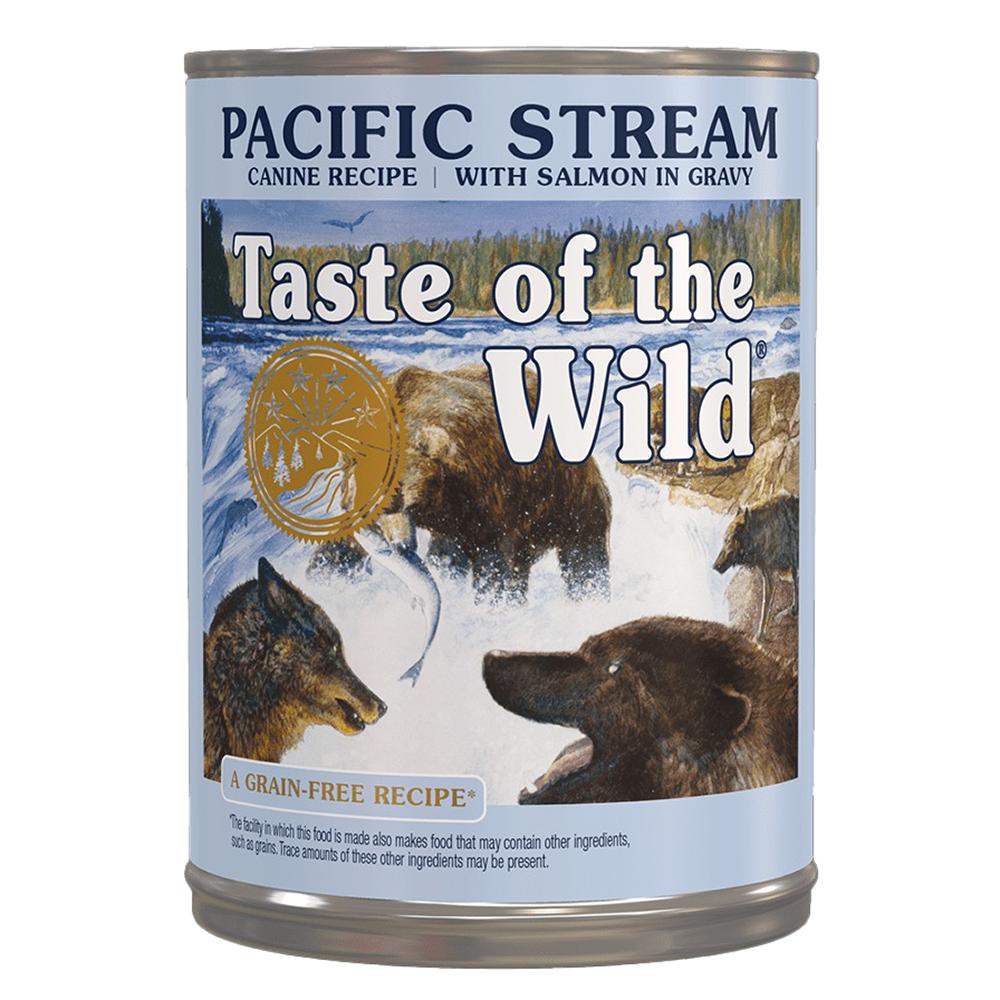 Taste of the Wild Pacific Stream Canned Dog Food case