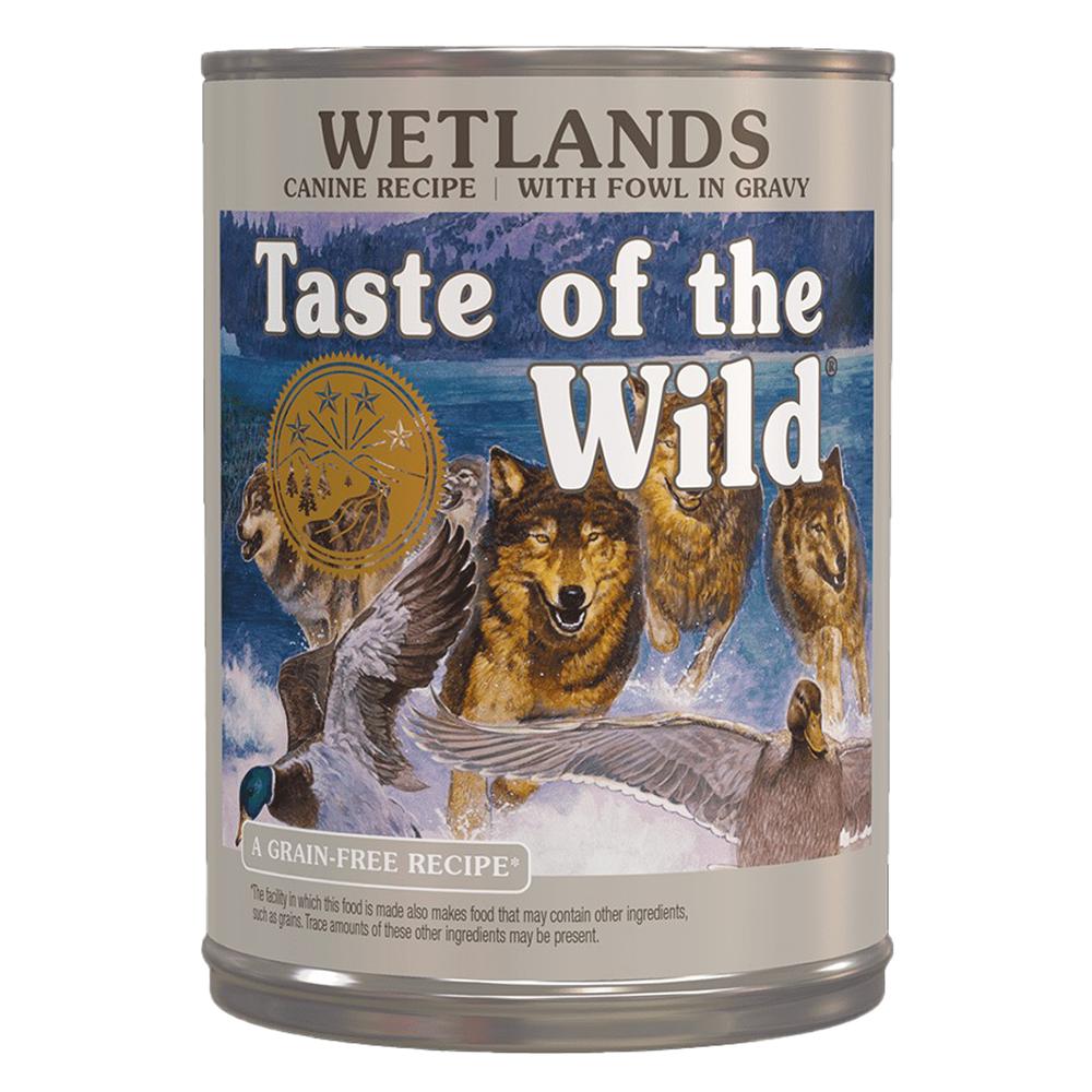 Taste of the Wild Wetlands Fowl Canned Dog Food case