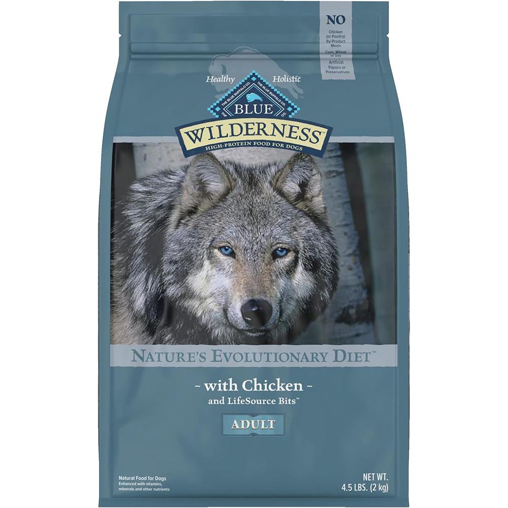 Blue Wilderness 5 lb High Protein Low Carb Food For Dogs