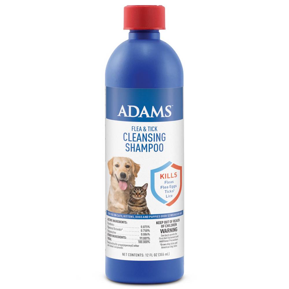 Adams Flea & Tick  Dog and Cat Cleansing Shampoo
