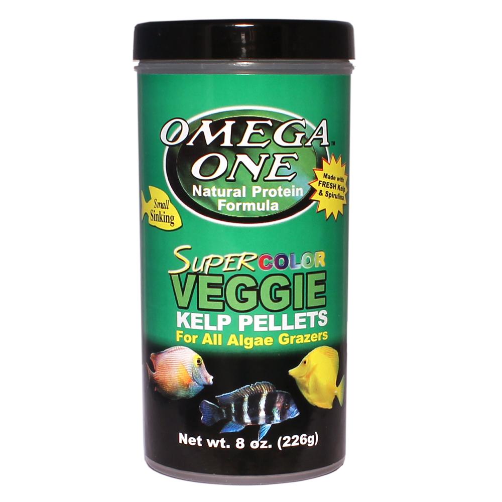 Omega One Super Color Kelp Sm Sinking Pellets Fish Food 8-oz
