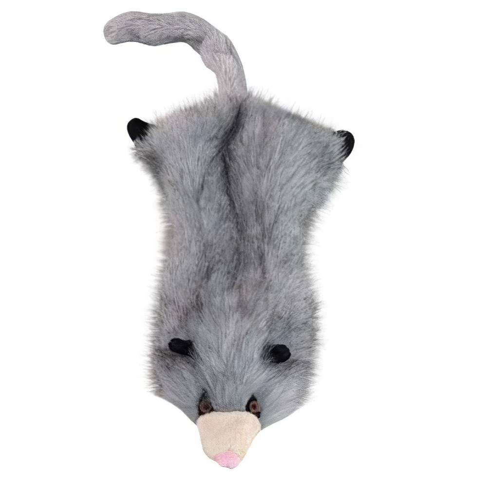 Grriggles Unstuffies Opposum Dog Toy