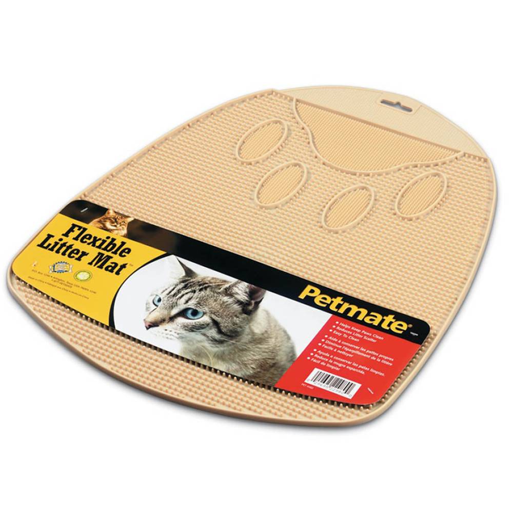 Ribbed Rubber Cat Litter Mat