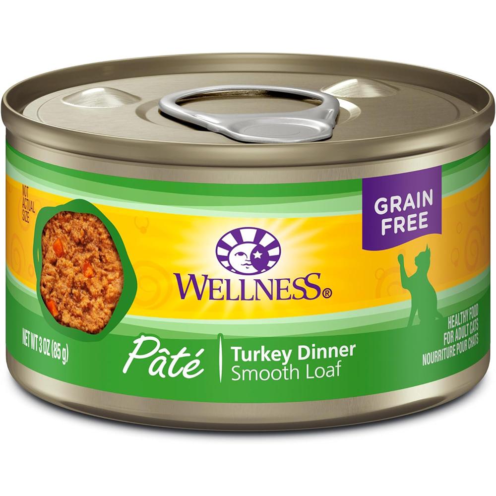 Wellness Turkey Canned Cat Food 3-oz. Case