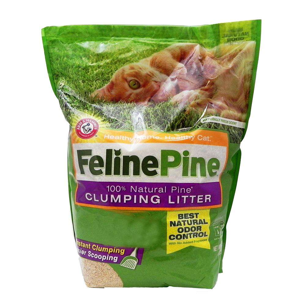 Feline Pine Scoop Clumping Pine Cat Litter 14 Lb