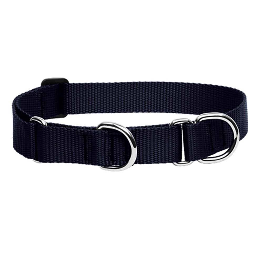 Lupine Martingale Dog Collar Black 10-14-inch