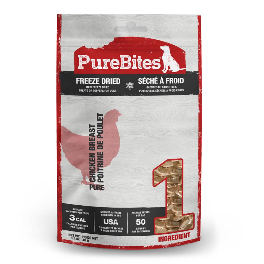 PureBites Freeze Dried Chicken Breast Dog Treat 1.4-oz