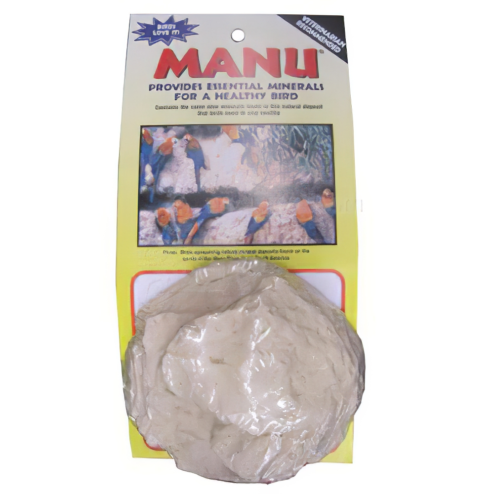 Manu Natural Mineral Block for all Pet Birds w/bolt 3.5-oz
