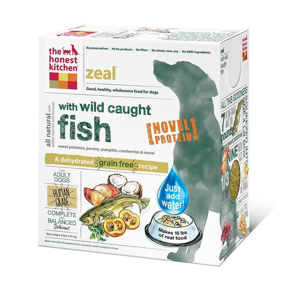 Honest Kitchen Zeal Dehydrated RAW Dog Food 4 lb  