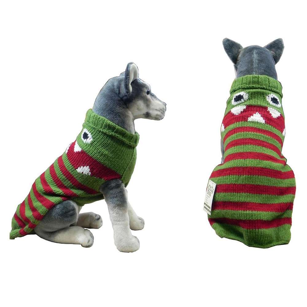 Handmade Dog Sweater Wool Lil Monster XXSmall