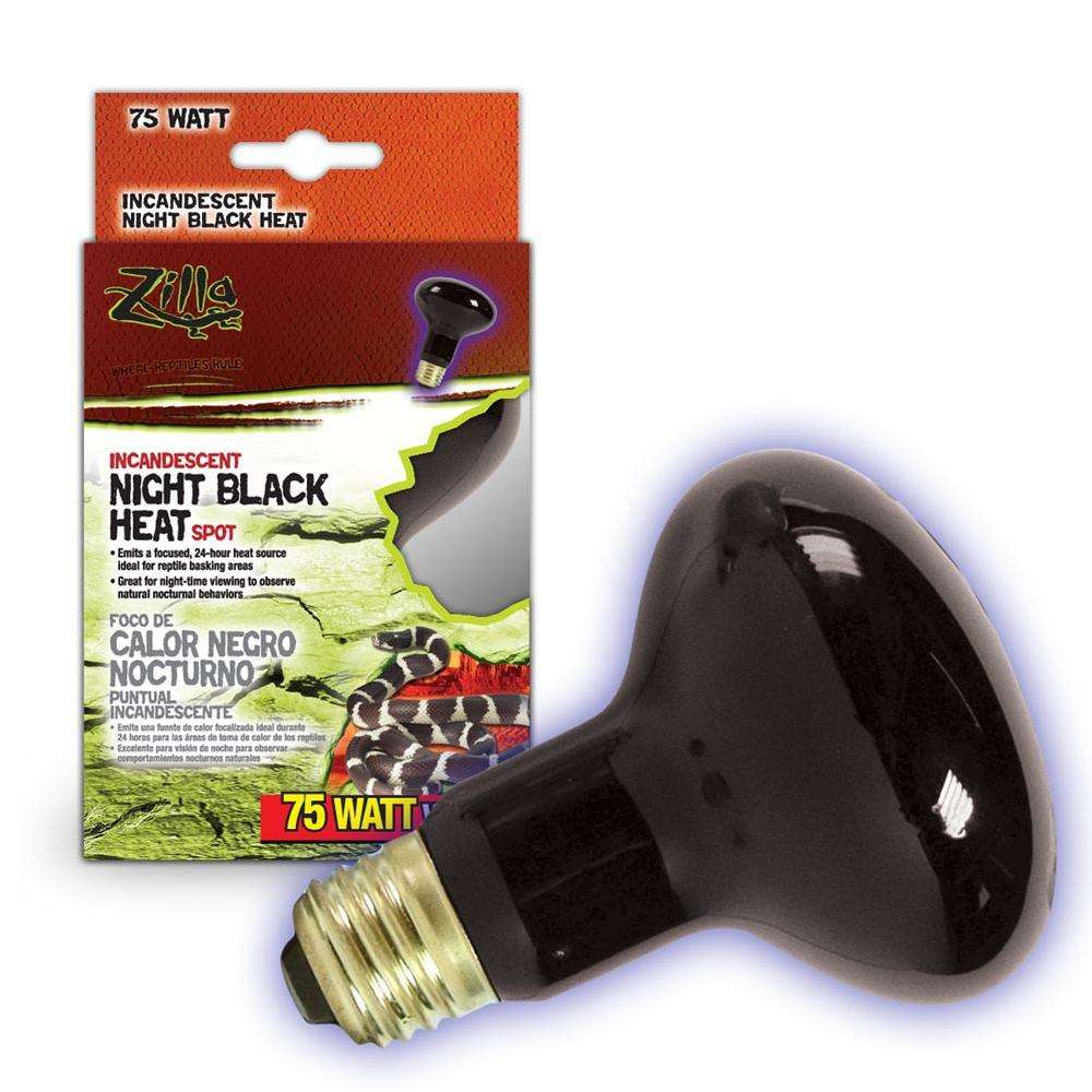 Zilla Night Black Heat Incandescent Spot Heat Bulb 75 watt