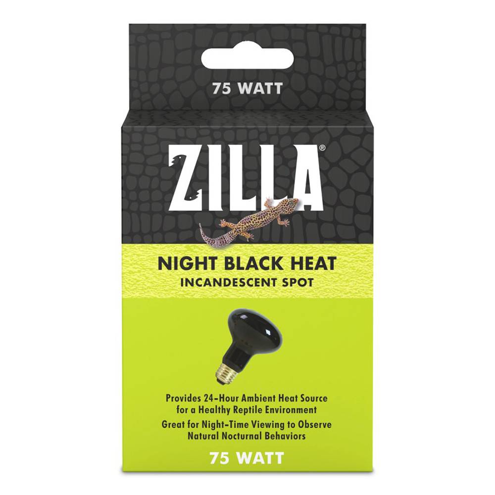 Zilla Night Black Heat Incandescent Spot Heat Bulb 75 watt