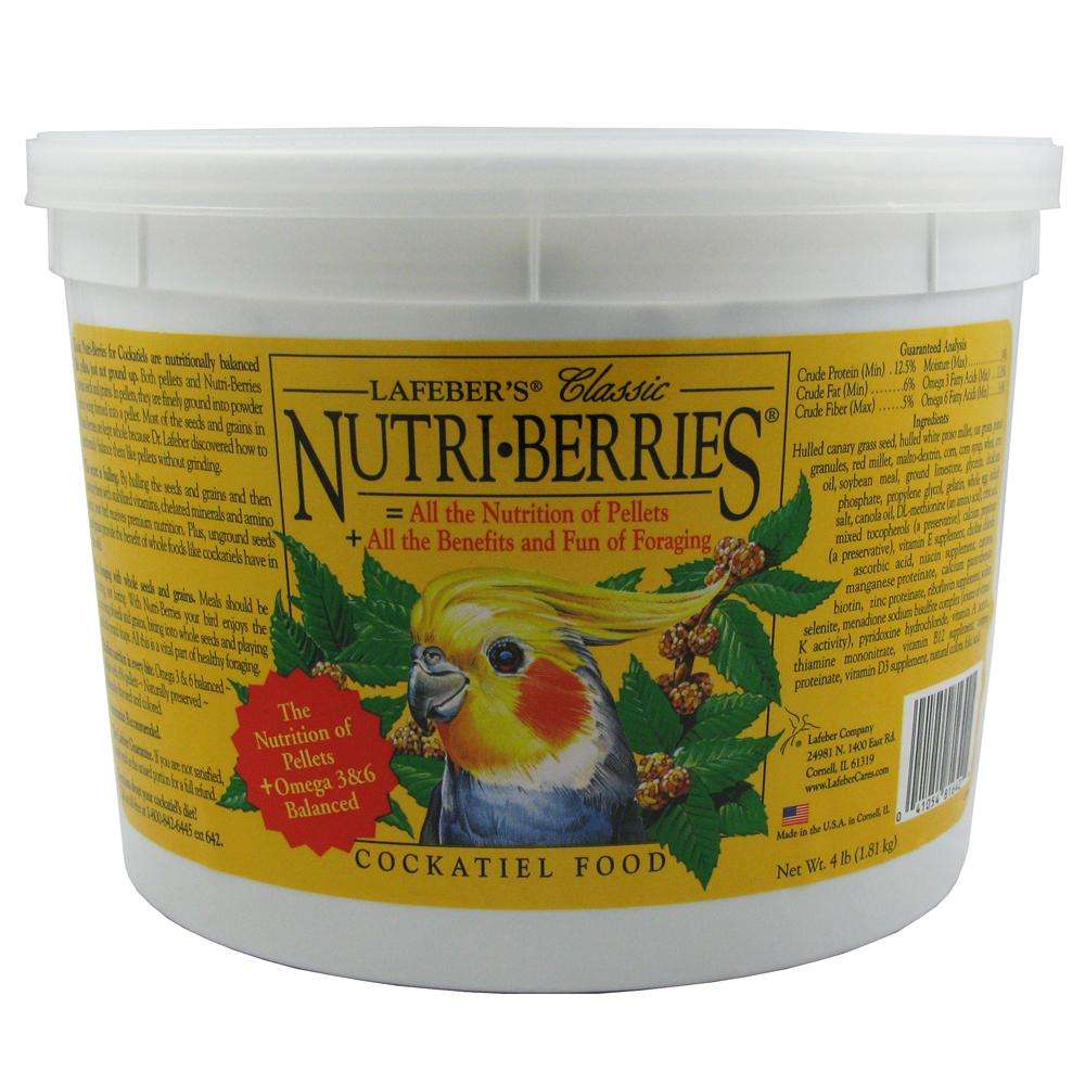 Lafeber NutriBerries Cockatiel 4 pound Food