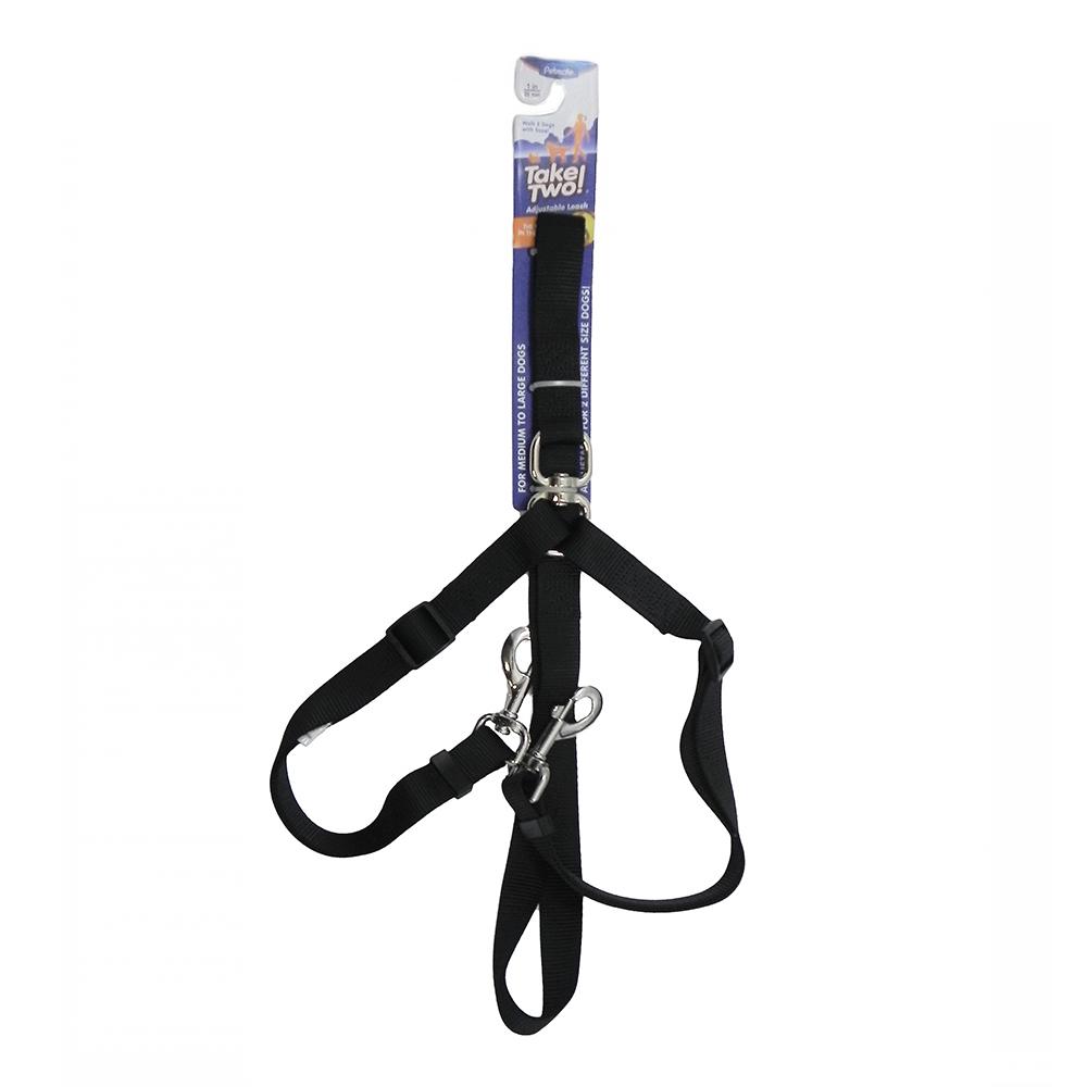 Petmate Take Two Adjustable Two Dog Leash