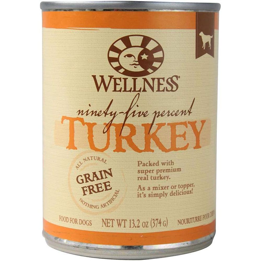 Wellness 95% Turkey Recipe Dog Food 13oz Each