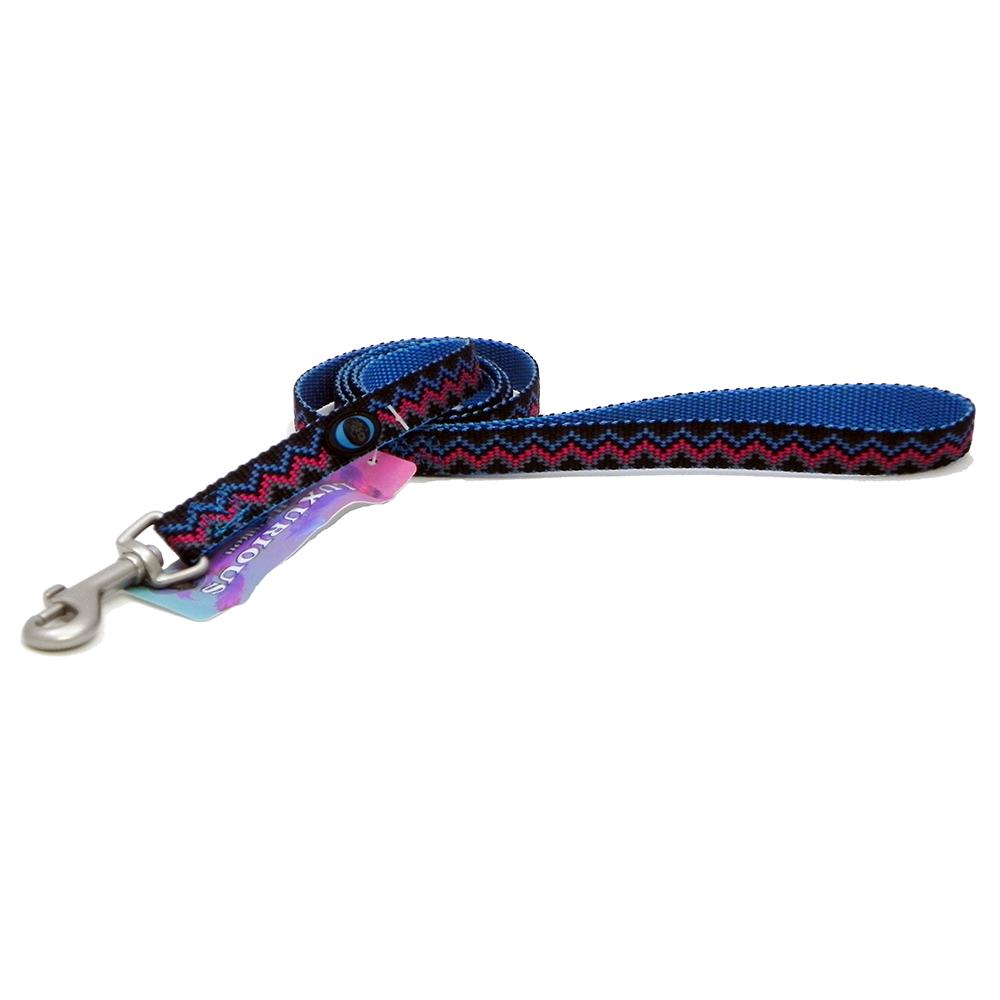 Hamilton Nylon Ocean Weave Dog Leash 5/8-inch x 4-ft