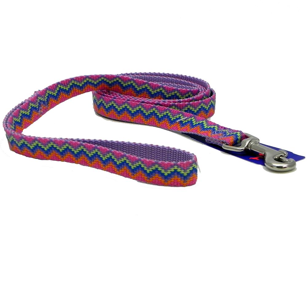 Hamilton Nylon Lavender Weave Dog Leash 5/8-inch x 6-ft