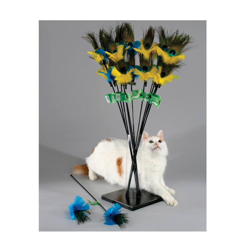 PURRFect Peacock Cat Toy