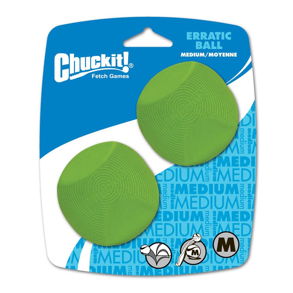 Chuckit Erratic Ball Medium 2pk