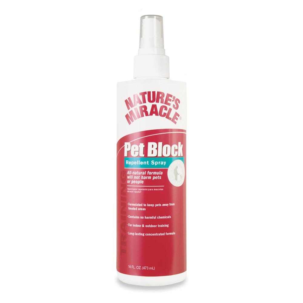 Nature's Miracle Pet Block Dog Repellent Training Spray 16oz