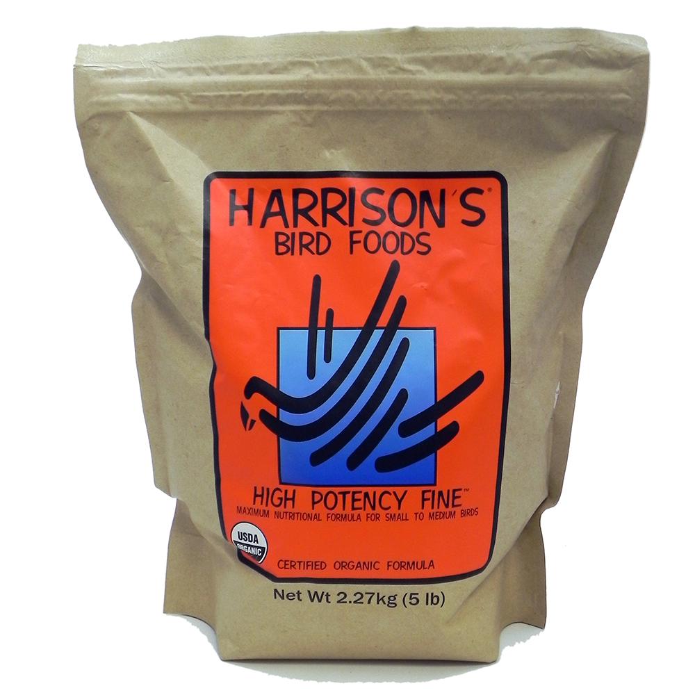 Harrison's Hi Potency Fine Organic Bird Food 5-Lb.
