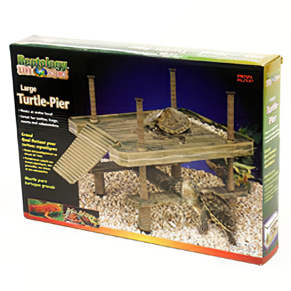 Reptology Large Turtle Pier Terrarium Decoration