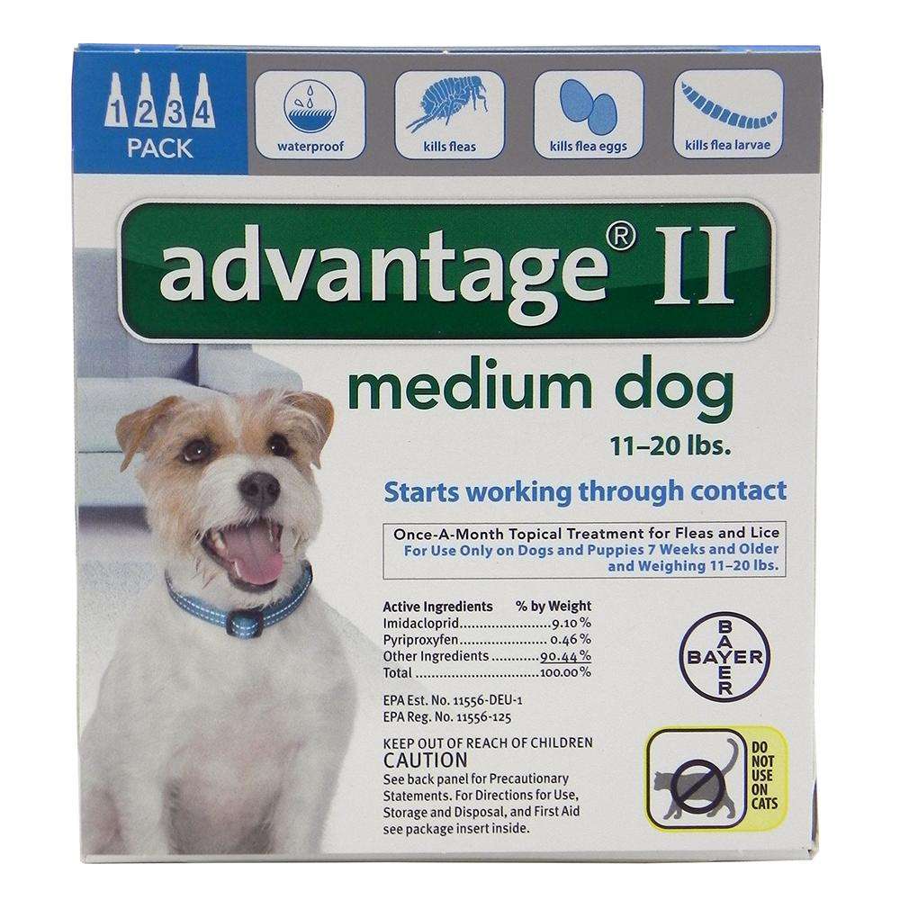 Bayer Advantage II Dog 11-20 lb 4pk