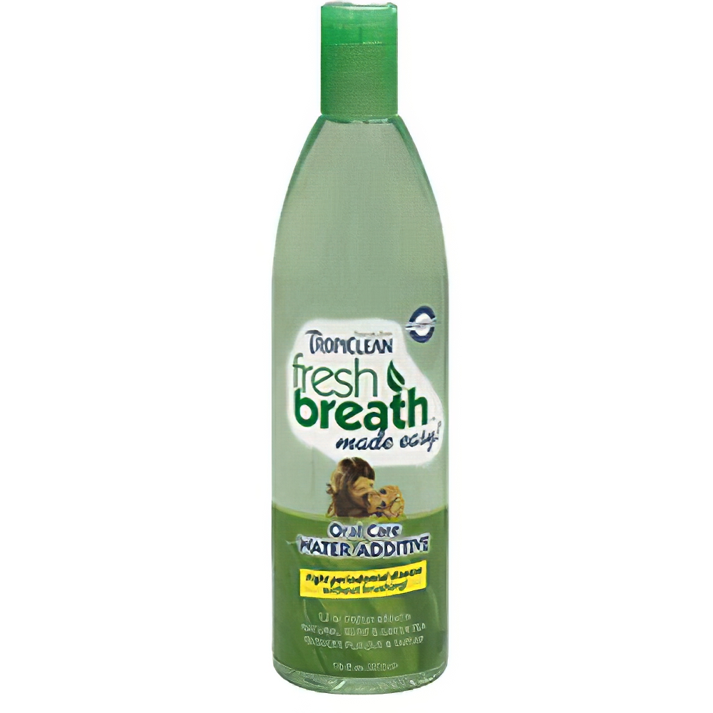 Tropiclean Fresh Breath Oral Solution for Pets  16-oz.