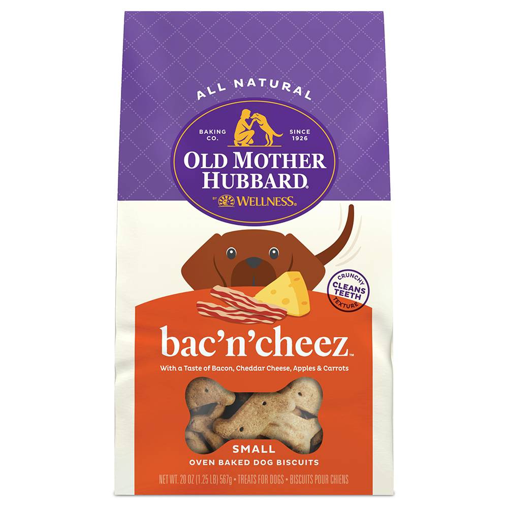 Old Mother Hubbard Bac'n Cheez Large Dog Biscuits 3-Lb.