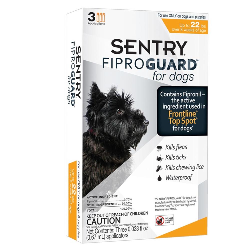 FiproGuard Topical Flea and Tick Treatment for Dogs 4-22Lbs.