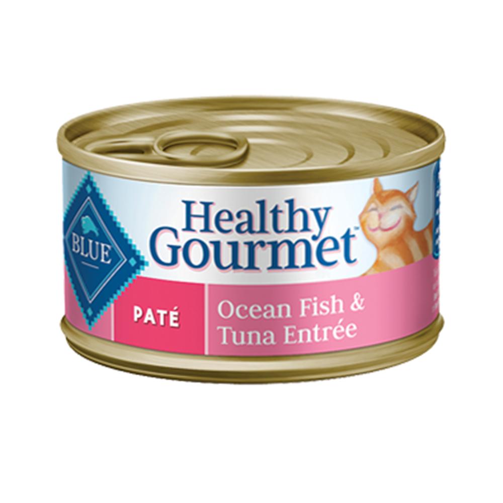 Blue Cat Ocean Fish/Tuna Pate Canned Cat Food 5.5-oz. Each