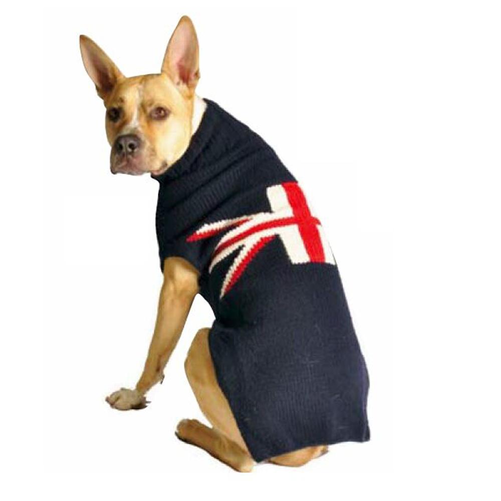 Handmade Dog Sweater Union Jack XXLarge