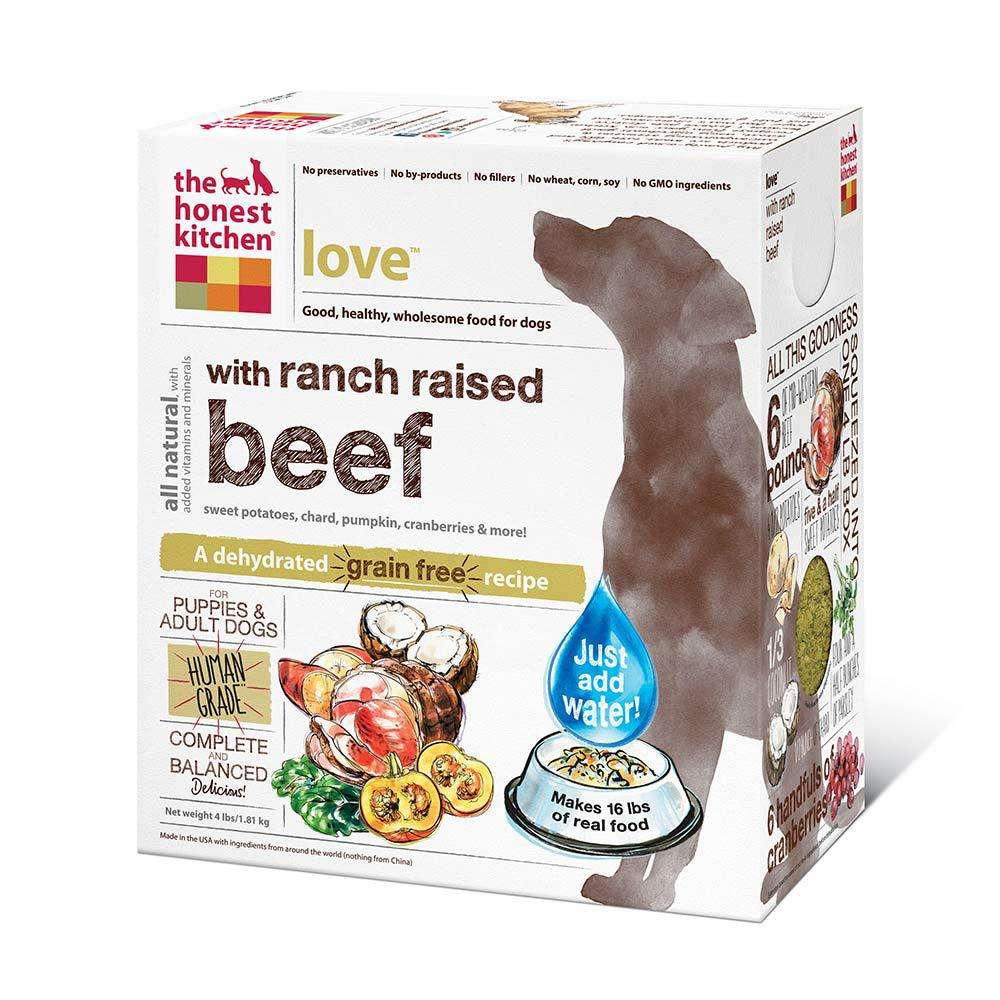 Honest Kitchen Love Dehydrated RAW Dog Food 4lb