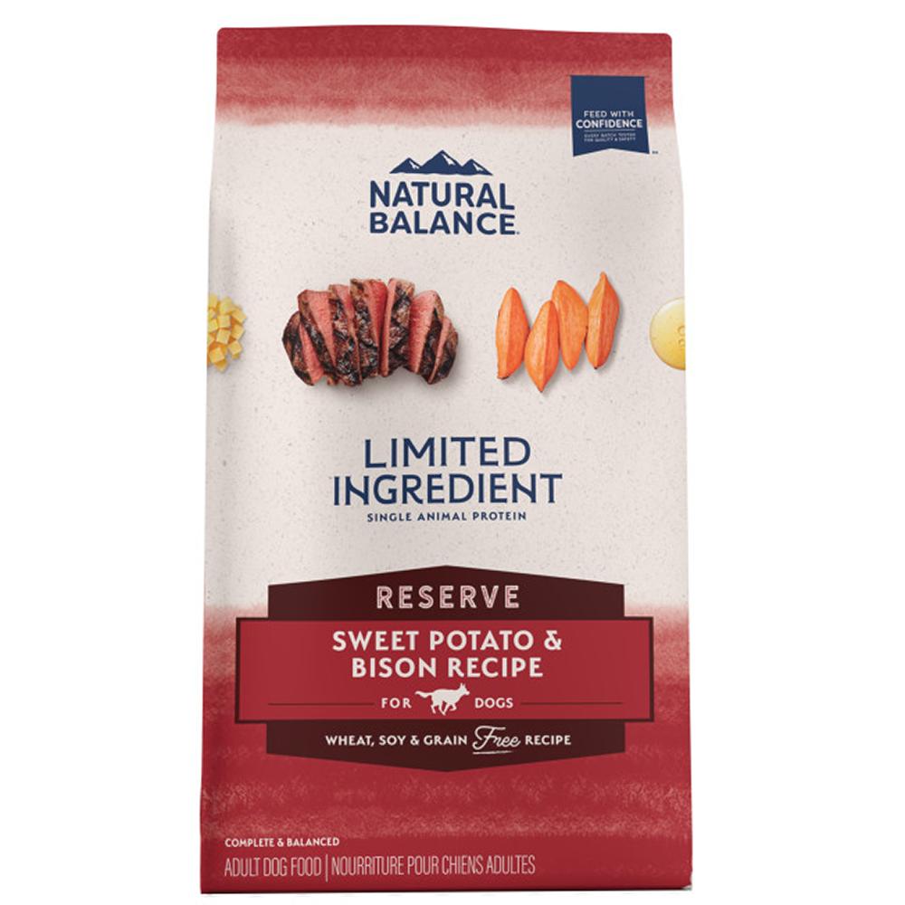 Natural Balance Sweet Potato and Bison Allergy Dog Food 15Lb
