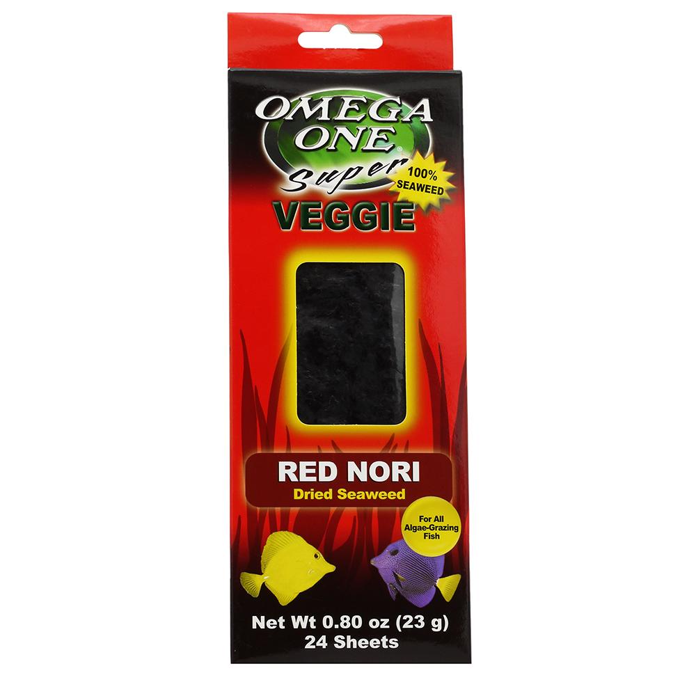 Omega One Super Veggie Red Seaweed Fish Food 24 ct.